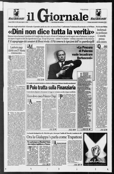 Il giornale : quotidiano del mattino